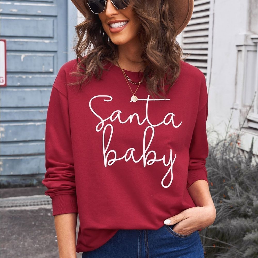 Santa Baby Sweatshirt S-XL